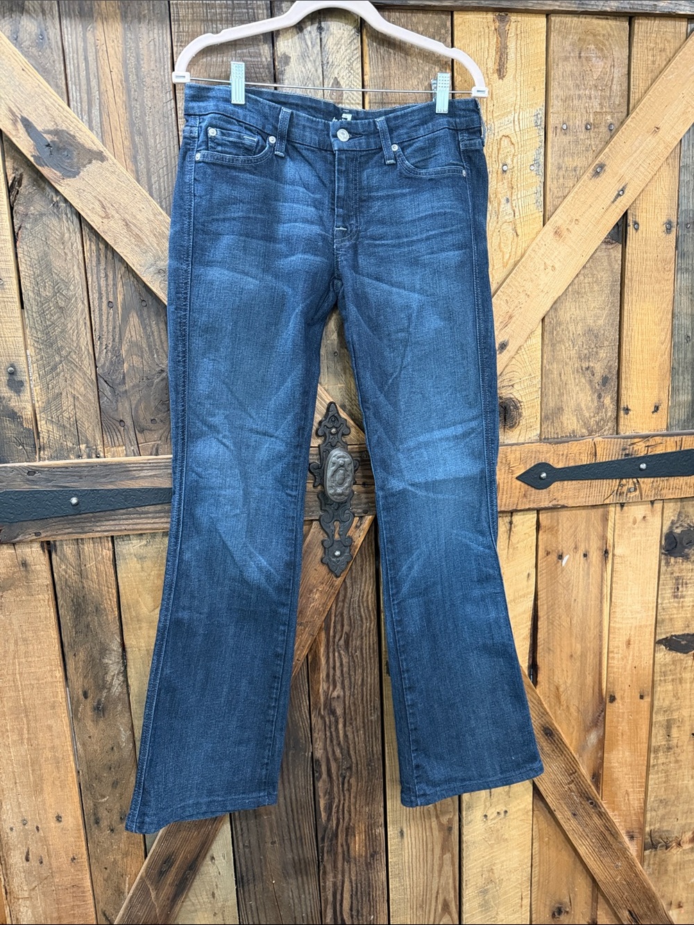 7 For All Mankind Dark Indigo Denim Jeans